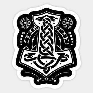 Mjolnir - The Hammer of Thor | Norse Pagan Symbol Sticker